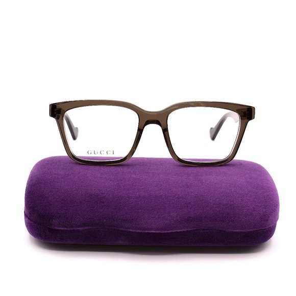 NEW GUCCI GG0964O 003 GREY TRANSPARENT AUTHENTIC EYEGLASSES FRAME - Picture 3 of 11